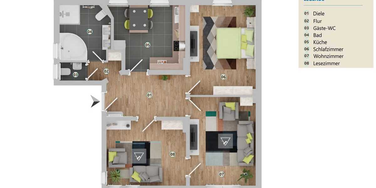bearbeiteter Grundriss