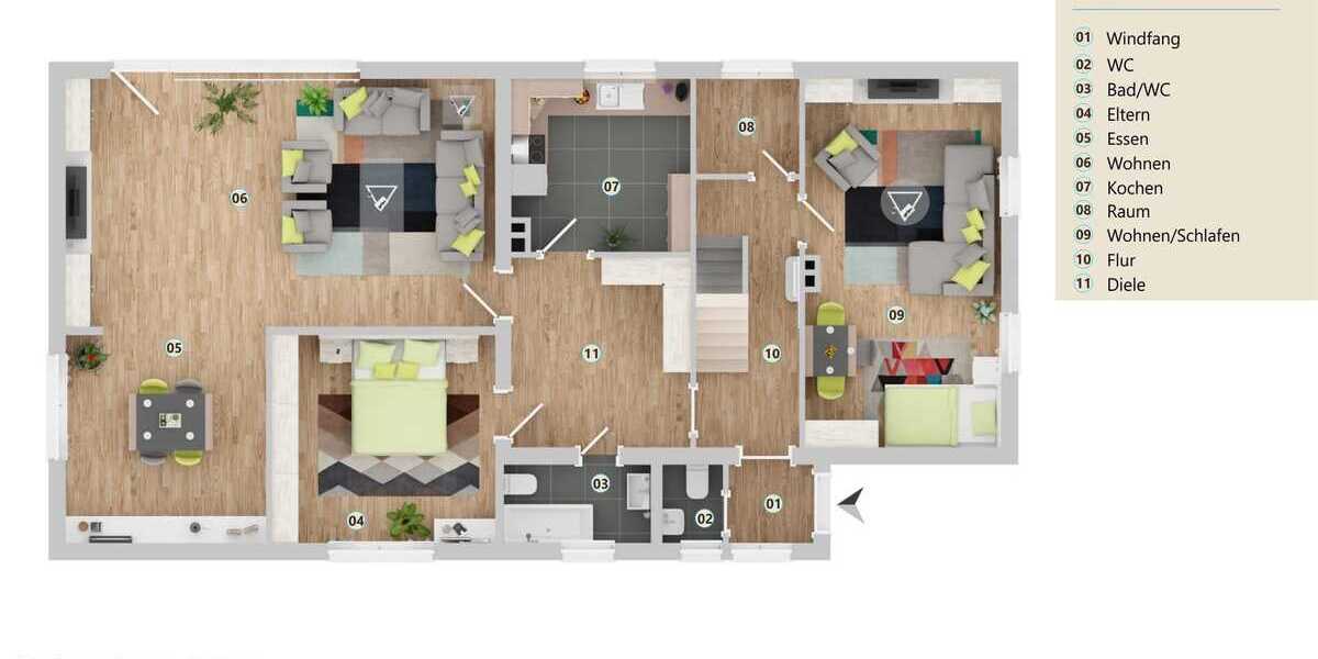 bearbeiteter Grundriss EG