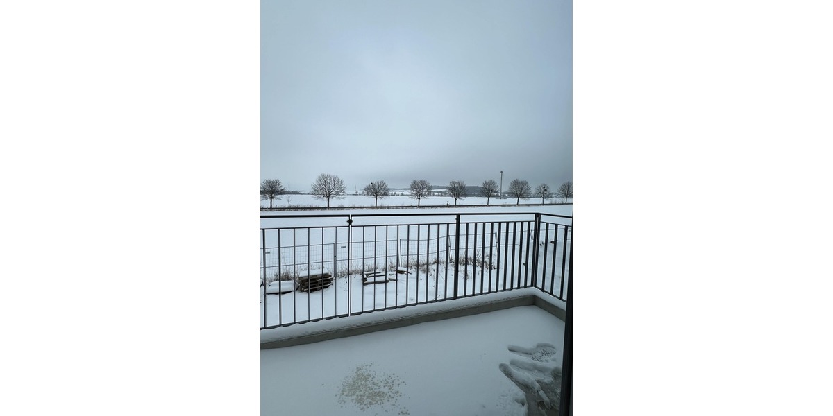 Blick vom Balkon